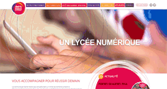 Desktop Screenshot of lyceesaintemarie.org